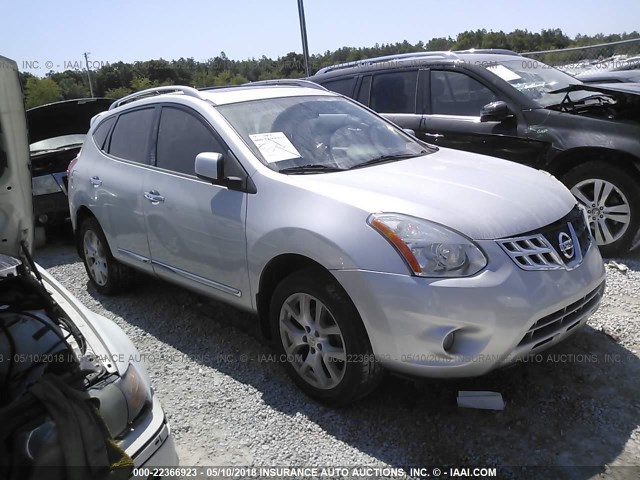 JN8AS5MT5BW166311 - 2011 NISSAN ROGUE S/SV/KROM SILVER photo 1