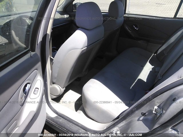 1G1ZS58F98F125961 - 2008 CHEVROLET MALIBU LS ვერცხლისფერი ფოტო 8