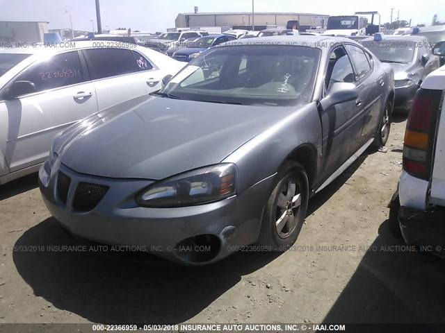 2G2WP552481130168 - 2008 PONTIAC GRAND PRIX GRAY photo 2