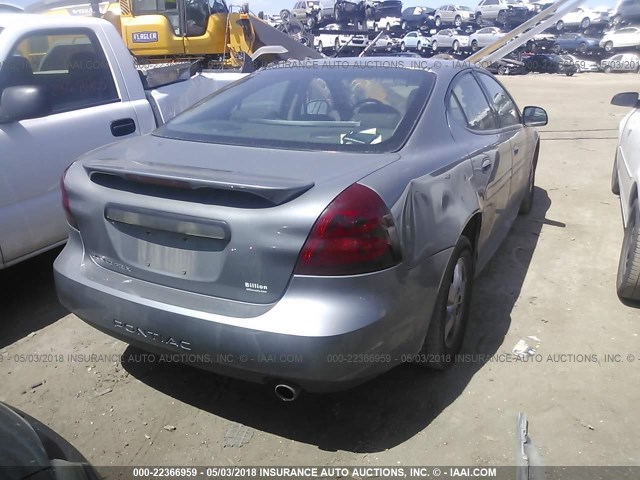 2G2WP552481130168 - 2008 PONTIAC GRAND PRIX GRAY photo 4