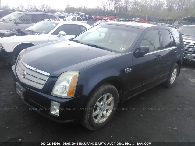 1GYEE637260180328 - 2006 CADILLAC SRX BLUE photo 2