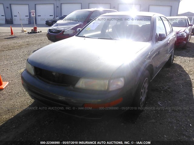 JN1CA21D2WT506415 - 1998 NISSAN MAXIMA GLE/GXE/SE GREEN photo 2