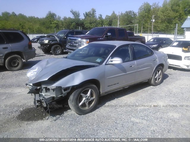 1G2WK52J91F155835 - 2001 PONTIAC GRAND PRIX SE SILVER photo 2