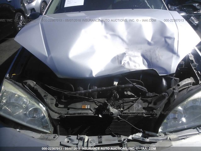 1FAFP36N85W111450 - 2005 FORD FOCUS ZXW SILVER photo 10