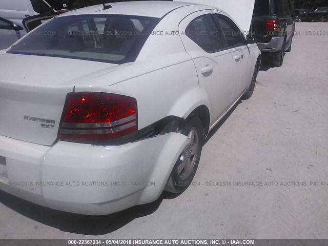 1B3CC4FB0AN106152 - 2010 DODGE AVENGER SXT WHITE photo 6