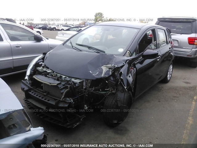 3N1CE2CP1GL401043 - 2016 NISSAN VERSA NOTE S/S PLUS/SV/SL/SR BLACK photo 2