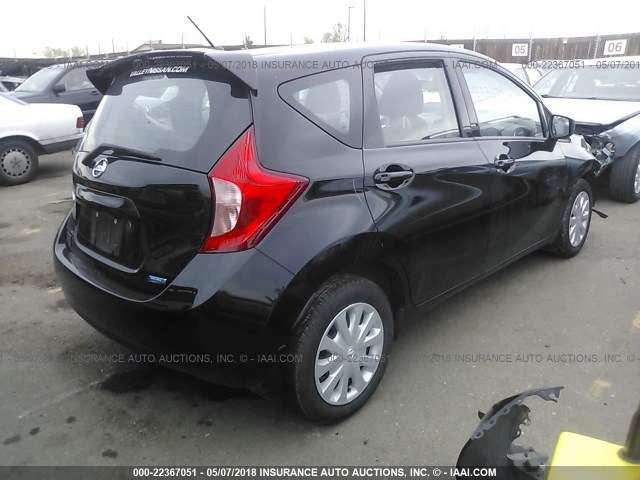 3N1CE2CP1GL401043 - 2016 NISSAN VERSA NOTE S/S PLUS/SV/SL/SR BLACK photo 4