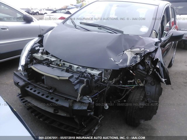 3N1CE2CP1GL401043 - 2016 NISSAN VERSA NOTE S/S PLUS/SV/SL/SR BLACK photo 6