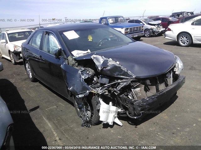 4T4BF1FKXCR177434 - 2012 TOYOTA CAMRY SE/LE/XLE GRAY photo 1