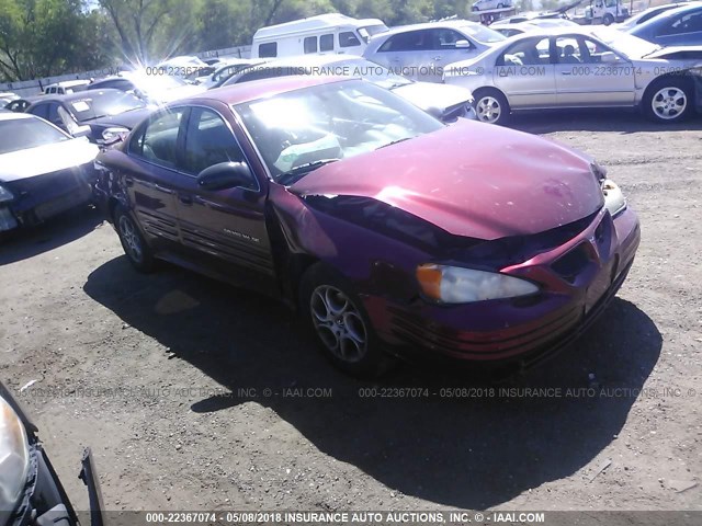 1G2NF52FX2C215992 - 2002 PONTIAC GRAND AM SE1 RED photo 1