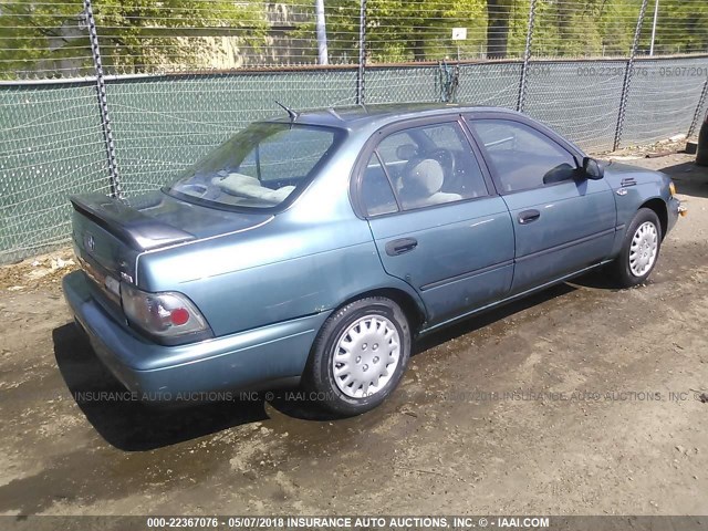 2T1AE09BXSC113005 - 1995 TOYOTA COROLLA LE/DX GREEN photo 4