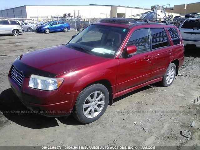 JF1SG65668H714464 - 2008 SUBARU FORESTER 2.5X PREMIUM RED photo 2