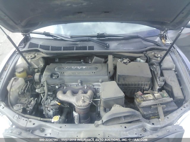 4T4BE46K49R048988 - 2009 TOYOTA CAMRY SE/LE/XLE GRAY photo 10