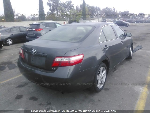 4T4BE46K49R048988 - 2009 TOYOTA CAMRY SE/LE/XLE GRAY photo 4