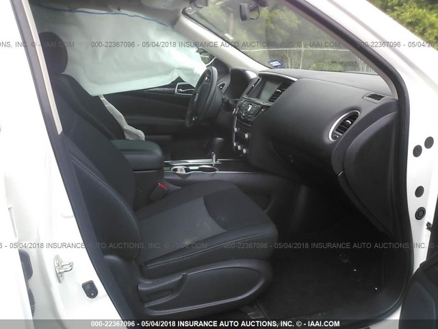 5N1DR2MN3JC610091 - 2018 NISSAN PATHFINDER S/SV/SL/PLATINUM 白色 照片 5