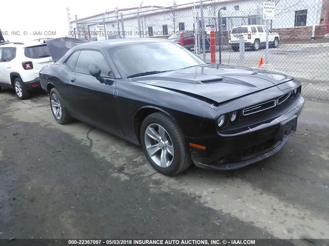 2C3CDZAG1GH283374 - 2016 DODGE CHALLENGER SXT BLACK photo 1