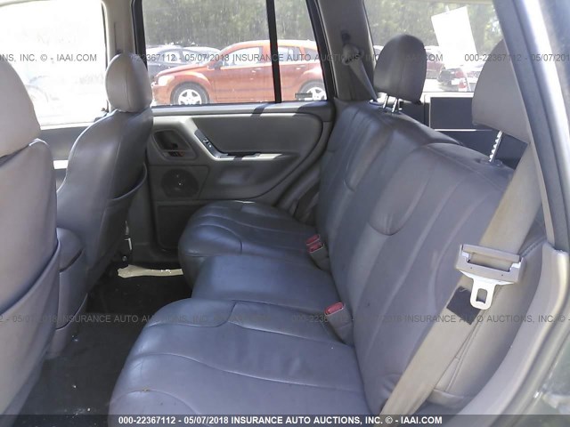 1J4GW48N51C539924 - 2001 JEEP GRAND CHEROKEE LAREDO BLUE photo 8