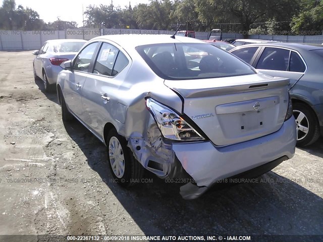 3N1CN7AP3HK418241 - 2017 NISSAN VERSA S/S PLUS/SV/SL SILVER photo 6