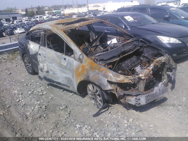 19XFB2F9XDE262157 - 2013 HONDA CIVIC EXL BLACK photo 1