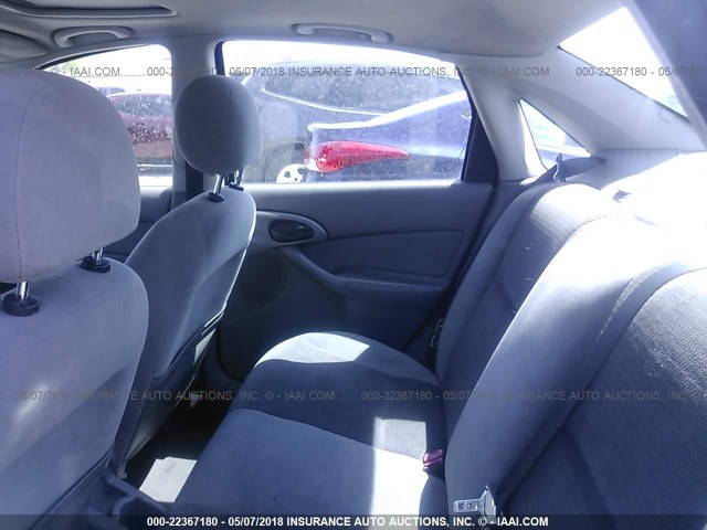 1FAFP38362W288442 - 2002 FORD FOCUS ZTS GRAY photo 8