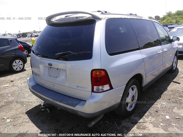 2FMZA57403BA18118 - 2003 FORD WINDSTAR SPORT SILVER photo 4