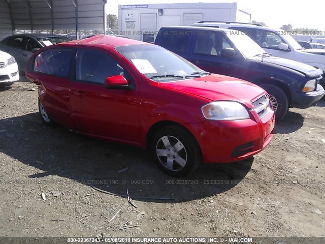 KL1TD5DE8BB128294 - 2011 CHEVROLET AVEO LS/LT 红色 照片 1