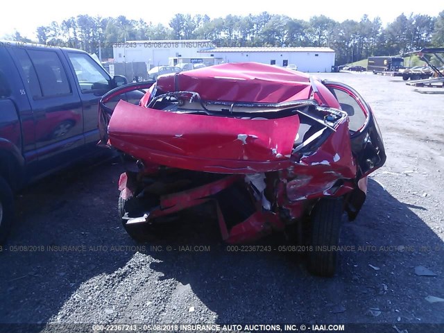 KL1TD5DE8BB128294 - 2011 CHEVROLET AVEO LS/LT 红色 照片 6