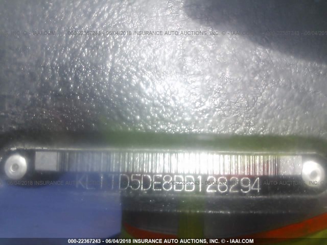 KL1TD5DE8BB128294 - 2011 CHEVROLET AVEO LS/LT 红色 照片 9