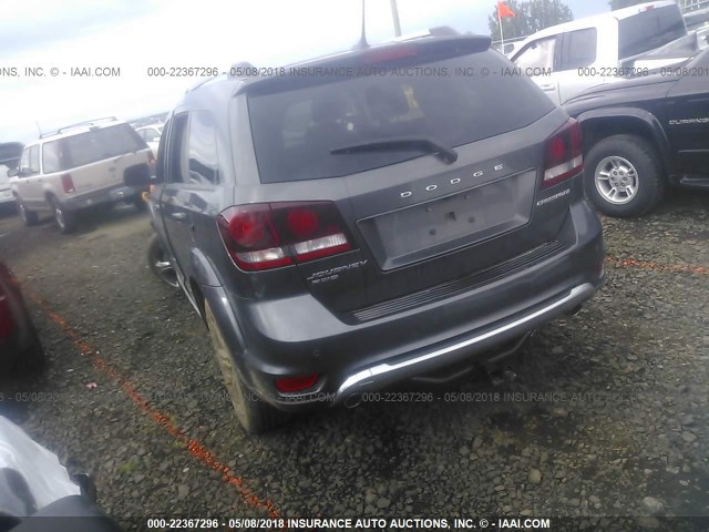 3C4PDDGG7GT108528 - 2016 DODGE JOURNEY CROSSROAD GRAY photo 3