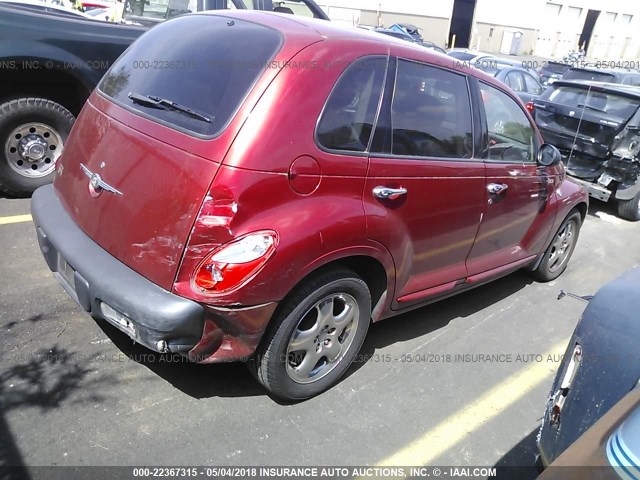 3C8FY68B52T274178 - 2002 CHRYSLER PT CRUISER LIMITED/DREAM CRUISER RED photo 4