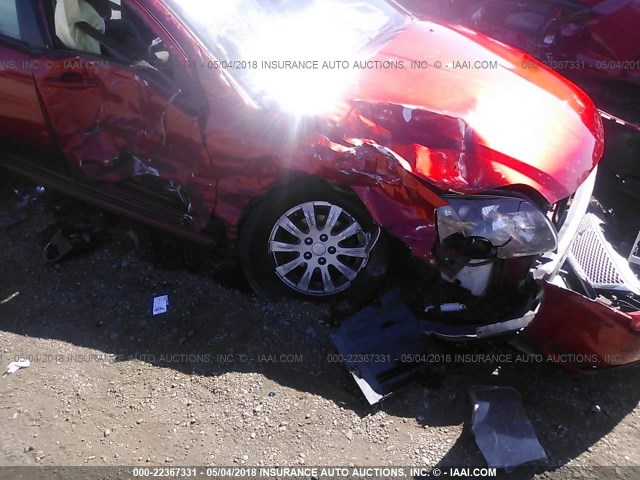 4A32B2FF3AE009061 - 2010 MITSUBISHI GALANT FE RED photo 6