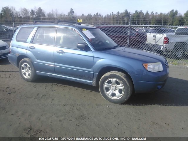 JF1SG63687H735351 - 2007 SUBARU FORESTER 2.5X/SPORTS 2.5X BLUE photo 1