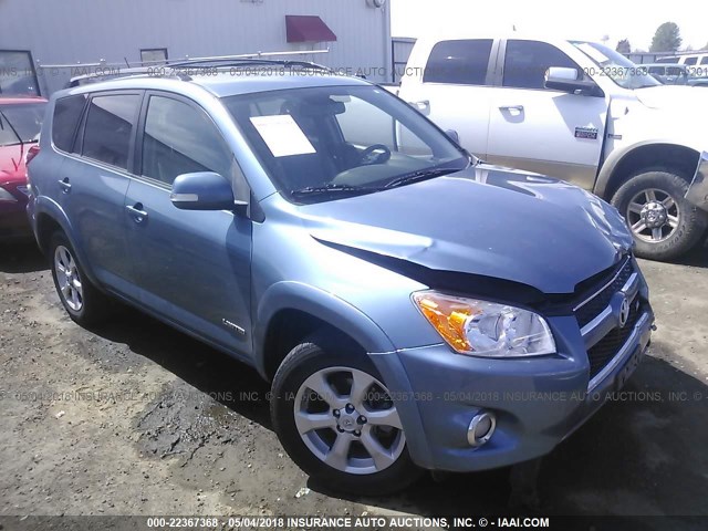 JTMDK4DV0AD012104 - 2010 TOYOTA RAV4 LIMITED BLUE photo 1