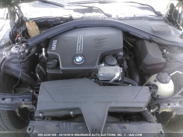 WBA3N3C59EF710720 - 2014 BMW 428 I GRAY photo 10