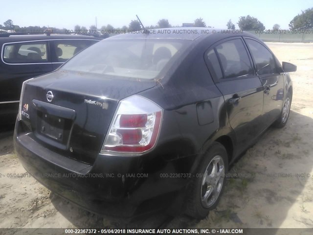 3N1AB61E78L739461 - 2008 NISSAN SENTRA 2.0/2.0S/2.0SL BLACK photo 4