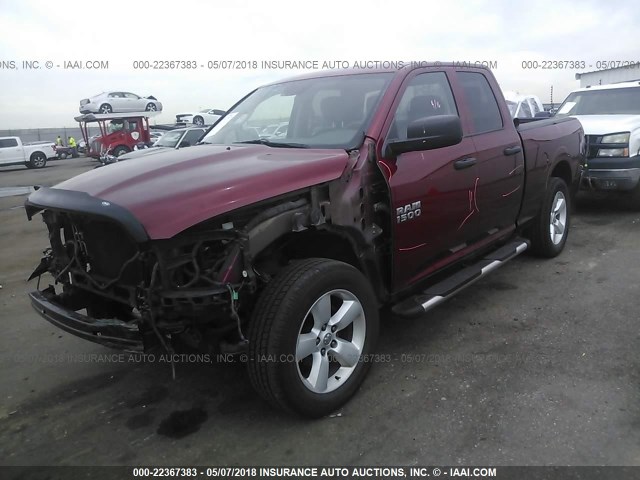 1C6RR7FT9DS543159 - 2013 RAM 1500 ST RED photo 2