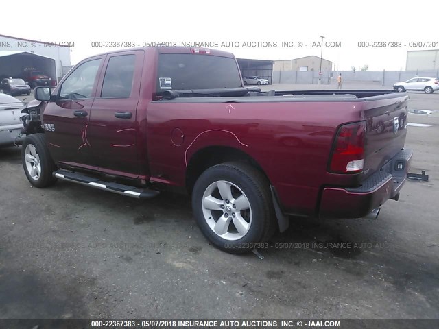 1C6RR7FT9DS543159 - 2013 RAM 1500 ST RED photo 3