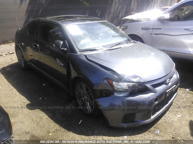 JTKJF5C77D3050058 - 2013 TOYOTA SCION TC 灰色 照片 1