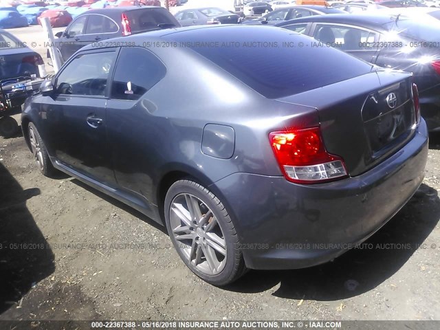 JTKJF5C77D3050058 - 2013 TOYOTA SCION TC 灰色 照片 3