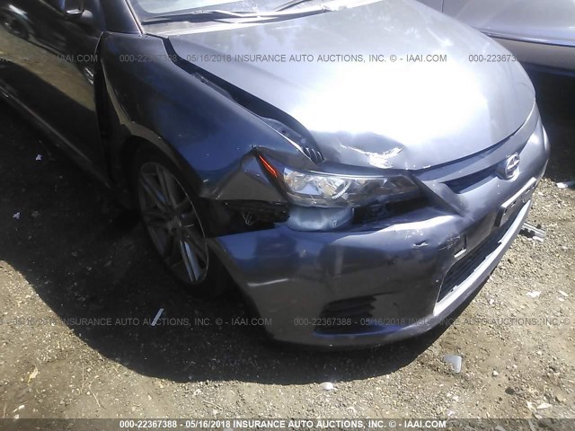 JTKJF5C77D3050058 - 2013 TOYOTA SCION TC 灰色 照片 6