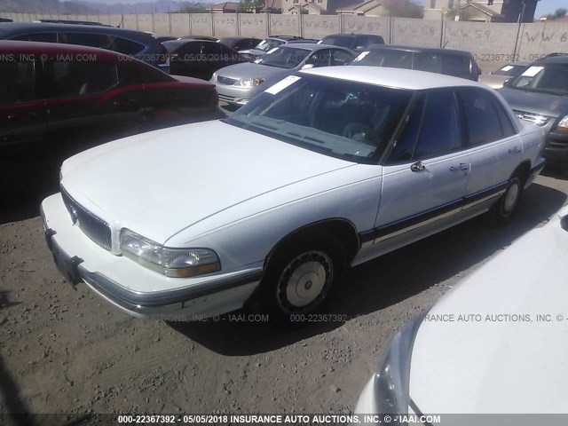 1G4HR52L5SH567334 - 1995 BUICK LESABRE LIMITED WHITE photo 2