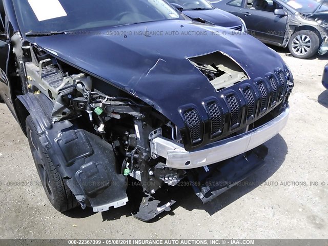 1C4PJLDB3JD534869 - 2018 JEEP CHEROKEE LIMITED BLACK photo 6