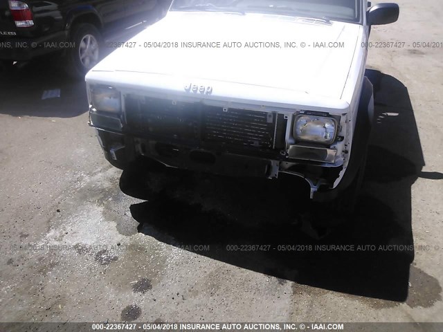 1J4FT28S0SL516339 - 1995 JEEP CHEROKEE SE WHITE photo 6