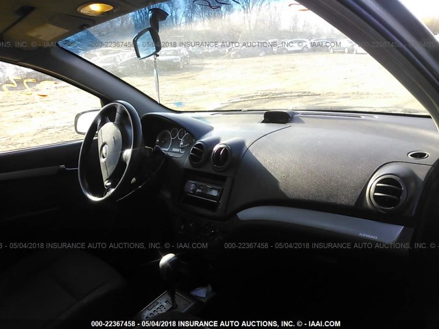 KL1TD56627B061253 - 2007 CHEVROLET AVEO LS Pewter photo 5