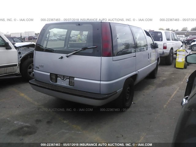 1GCDU05D2PT129139 - 1993 CHEVROLET LUMINA APV GRAY photo 4