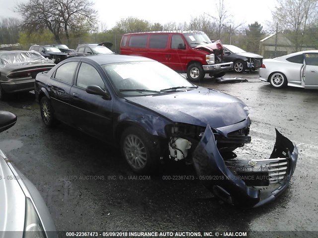 1C3EL56R46N248199 - 2006 CHRYSLER SEBRING TOURING BLUE photo 1