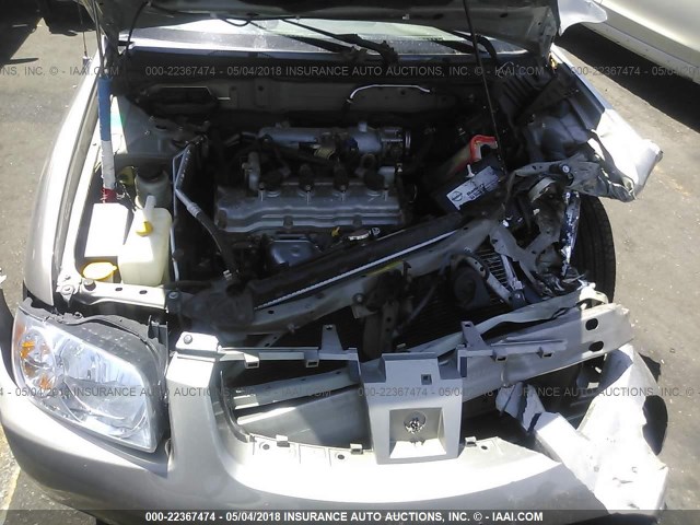 3N1CB51D45L490008 - 2005 NISSAN SENTRA 1.8/1.8S GOLD photo 10