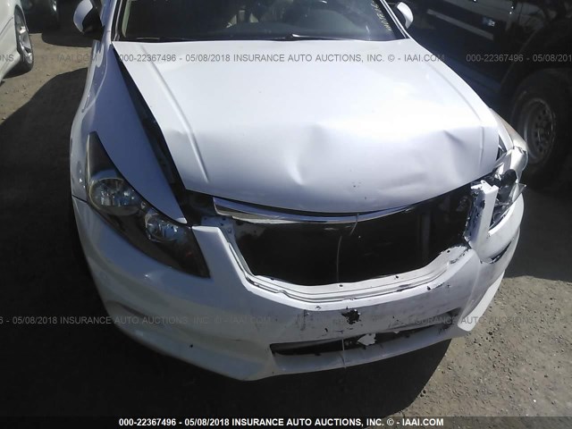 1HGCP3F82CA030981 - 2012 HONDA ACCORD EXL WHITE photo 6