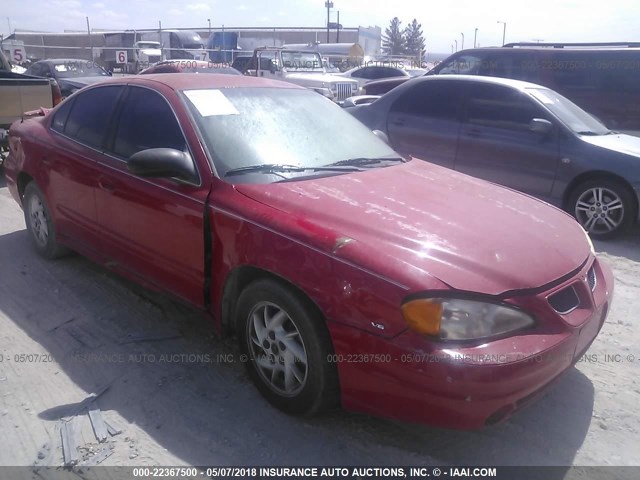 1G2NF52E23C237817 - 2003 PONTIAC GRAND AM SE1 RED photo 1