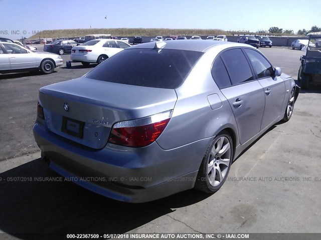 WBANB33544B113112 - 2004 BMW 545 I GRAY photo 4